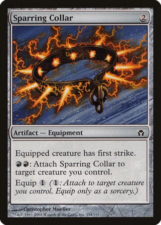 Sparring Collar [Fifth Dawn] MTG Single Magic: The Gathering  | Multizone: Comics And Games