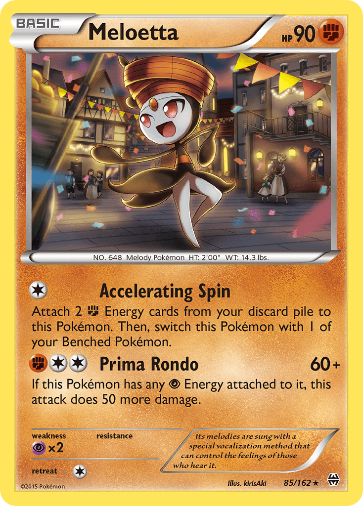 Meloetta (85/162) [XY: BREAKthrough] Pokemon Single Pokémon  | Multizone: Comics And Games