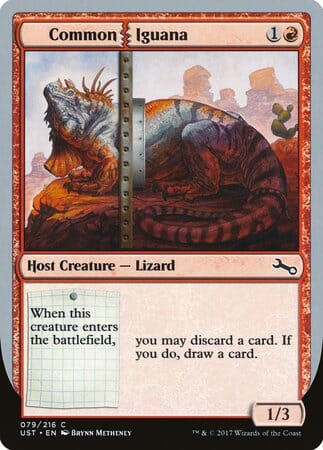 Common Iguana [Unstable] MTG Single Magic: The Gathering  | Multizone: Comics And Games