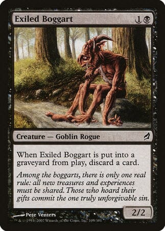 Exiled Boggart [Lorwyn] MTG Single Magic: The Gathering  | Multizone: Comics And Games