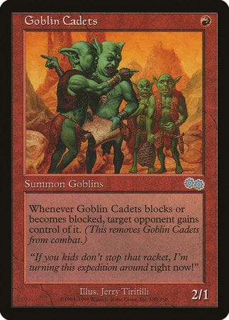 Goblin Cadets [Urza's Saga] MTG Single Magic: The Gathering  | Multizone: Comics And Games
