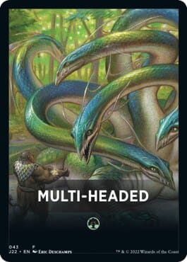 Multi-Headed Theme Card [Jumpstart 2022 Front Cards] MTG Single Magic: The Gathering  | Multizone: Comics And Games