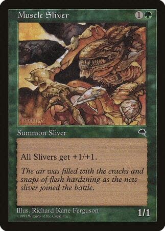 Muscle Sliver [Tempest] MTG Single Magic: The Gathering  | Multizone: Comics And Games