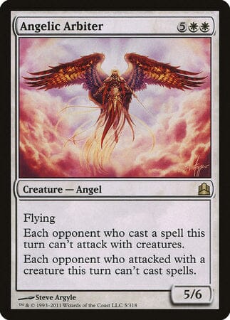 Angelic Arbiter [Commander 2011] MTG Single Magic: The Gathering  | Multizone: Comics And Games