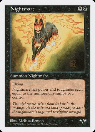 Nightmare [Fifth Edition] MTG Single Magic: The Gathering  | Multizone: Comics And Games