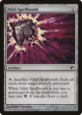 Nihil Spellbomb [Scars of Mirrodin] MTG Single Magic: The Gathering  | Multizone: Comics And Games