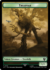 Beast // Treefolk Double Sided Token [The Lord of the Rings: Tales of Middle-Earth Commander Tokens] MTG Single Magic: The Gathering  | Multizone: Comics And Games