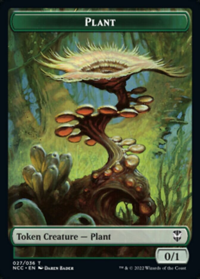 Plant // Treasure (015) Double-sided Token [Streets of New Capenna Commander Tokens] MTG Single Magic: The Gathering  | Multizone: Comics And Games