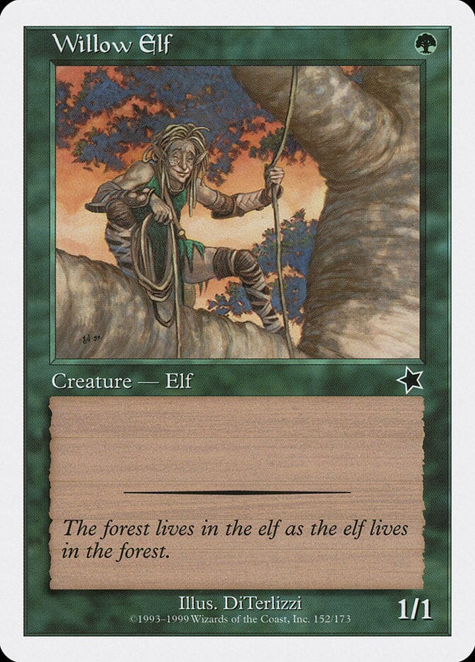 Willow Elf [Starter 1999] MTG Single Magic: The Gathering  | Multizone: Comics And Games