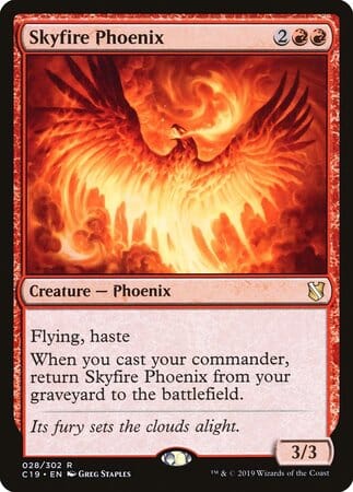 Skyfire Phoenix [Commander 2019] MTG Single Magic: The Gathering  | Multizone: Comics And Games