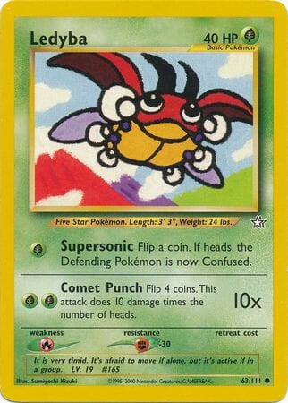 Ledyba (63/111) [Neo Genesis Unlimited] Pokemon Single Pokémon  | Multizone: Comics And Games