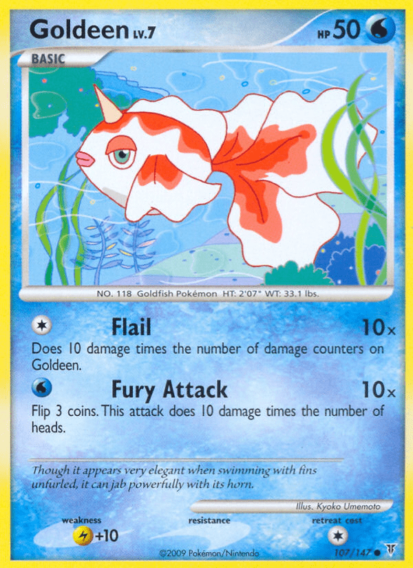 Goldeen (107/147) [Platinum: Supreme Victors] Pokemon Single Pokémon  | Multizone: Comics And Games