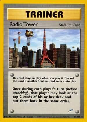 Radio Tower (95/105) [Neo Destiny Unlimited] Pokemon Single Pokémon  | Multizone: Comics And Games