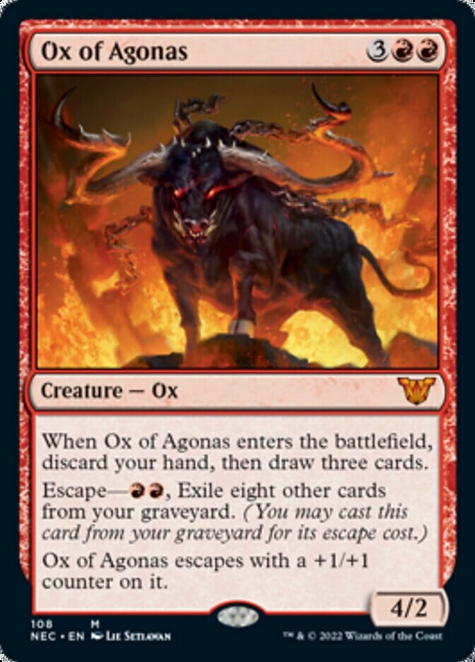 Ox of Agonas [Kamigawa: Neon Dynasty Commander] MTG Single Magic: The Gathering  | Multizone: Comics And Games