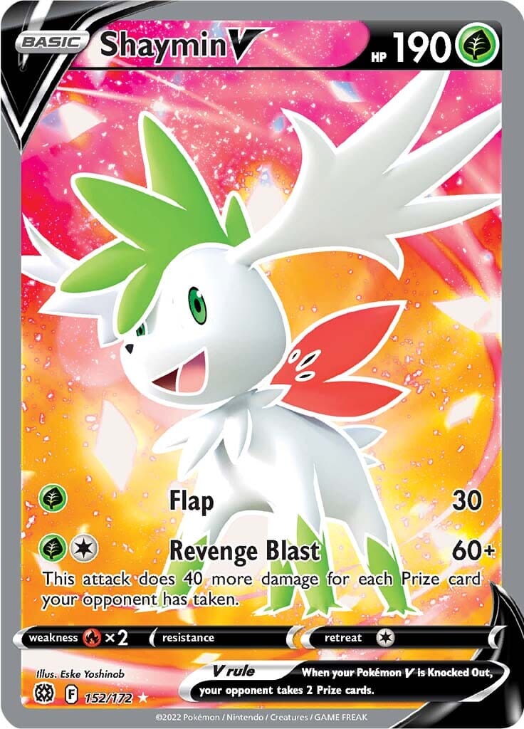 Shaymin V (152/172) [Sword & Shield: Brilliant Stars] Pokemon Single Pokémon  | Multizone: Comics And Games