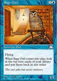 Sage Owl [Weatherlight] MTG Single Magic: The Gathering  | Multizone: Comics And Games