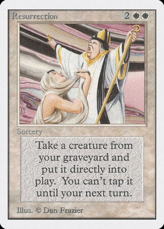 Resurrection [Unlimited Edition] MTG Single Magic: The Gathering  | Multizone: Comics And Games