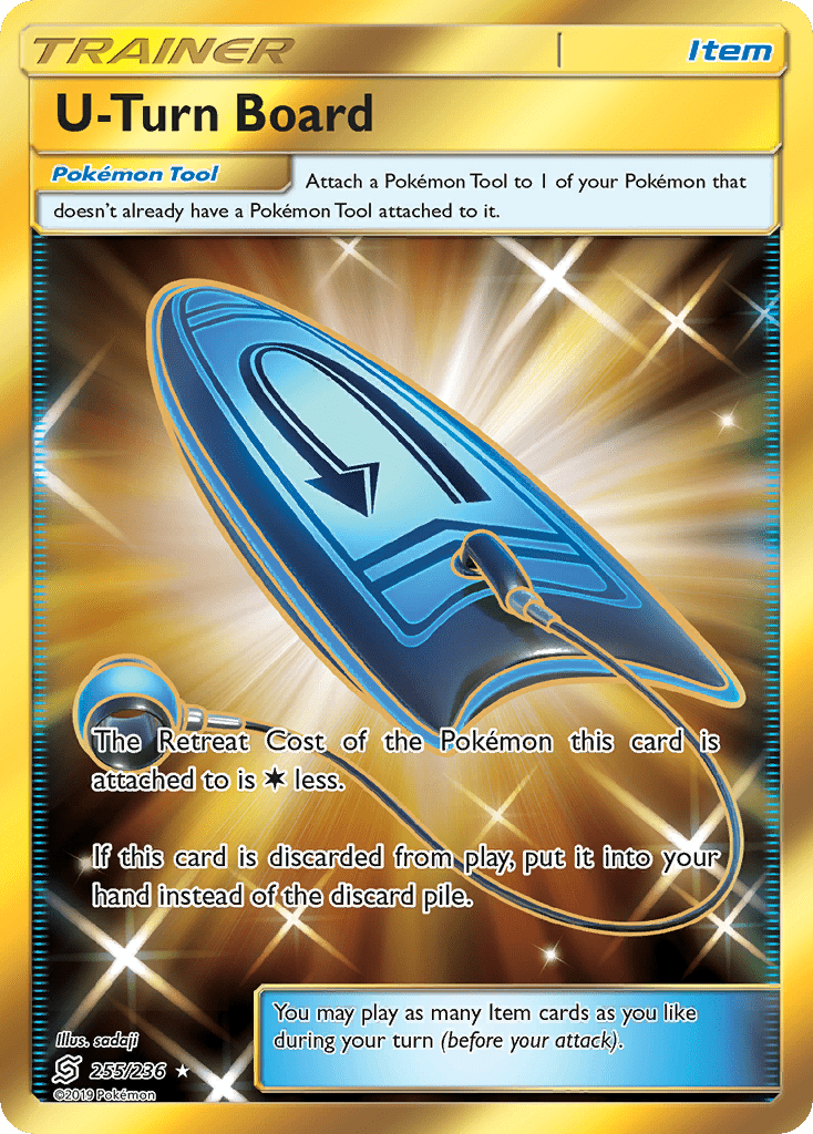 U-Turn Board (255/236) [Sun & Moon: Unified Minds] Pokemon Single Pokémon  | Multizone: Comics And Games