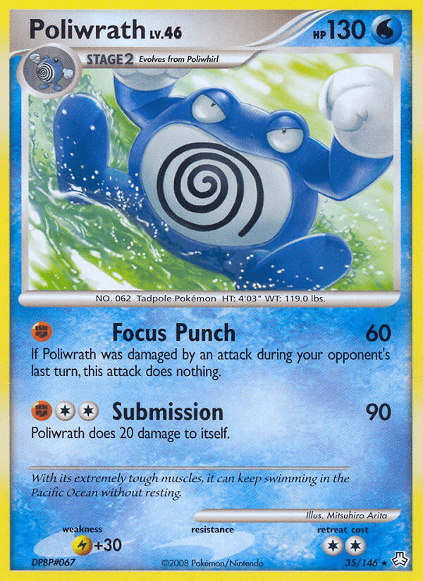 Poliwrath (35/146) [Diamond & Pearl: Legends Awakened] Pokemon Single Pokémon  | Multizone: Comics And Games
