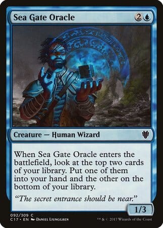 Sea Gate Oracle [Commander 2017] MTG Single Magic: The Gathering  | Multizone: Comics And Games