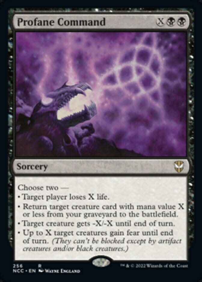 Profane Command [Streets of New Capenna Commander] MTG Single Magic: The Gathering  | Multizone: Comics And Games