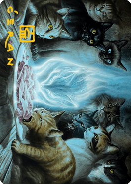 Can't Stay Away Art Card (Gold-Stamped Signature) [Innistrad: Midnight Hunt Art Series] MTG Single Magic: The Gathering  | Multizone: Comics And Games