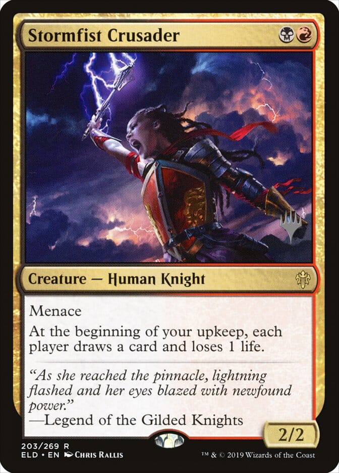 Stormfist Crusader (Promo Pack) [Throne of Eldraine Promos] MTG Single Magic: The Gathering  | Multizone: Comics And Games