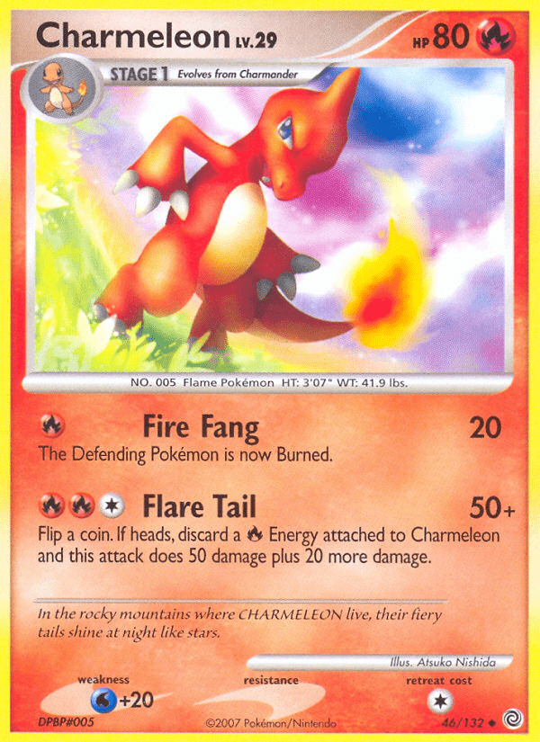 Charmeleon (46/132) [Diamond & Pearl: Secret Wonders] Pokemon Single Pokémon  | Multizone: Comics And Games