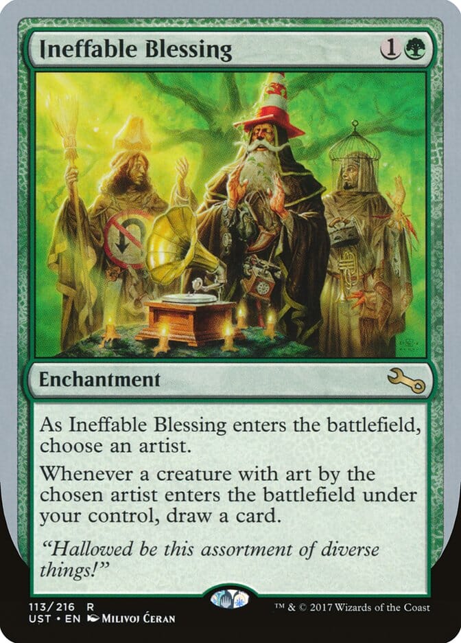 Ineffable Blessing ("choose an artist") [Unstable] MTG Single Magic: The Gathering  | Multizone: Comics And Games