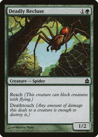 Deadly Recluse [Commander 2011] MTG Single Magic: The Gathering  | Multizone: Comics And Games