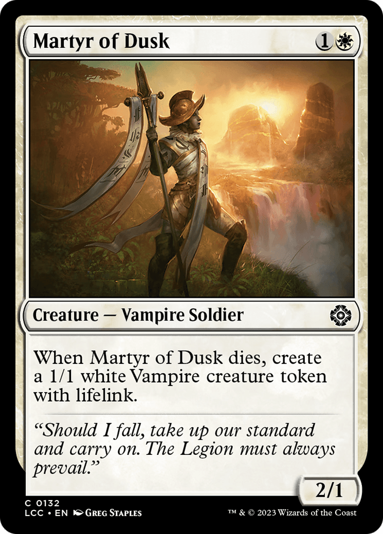 Martyr of Dusk [The Lost Caverns of Ixalan Commander] MTG Single Magic: The Gathering  | Multizone: Comics And Games