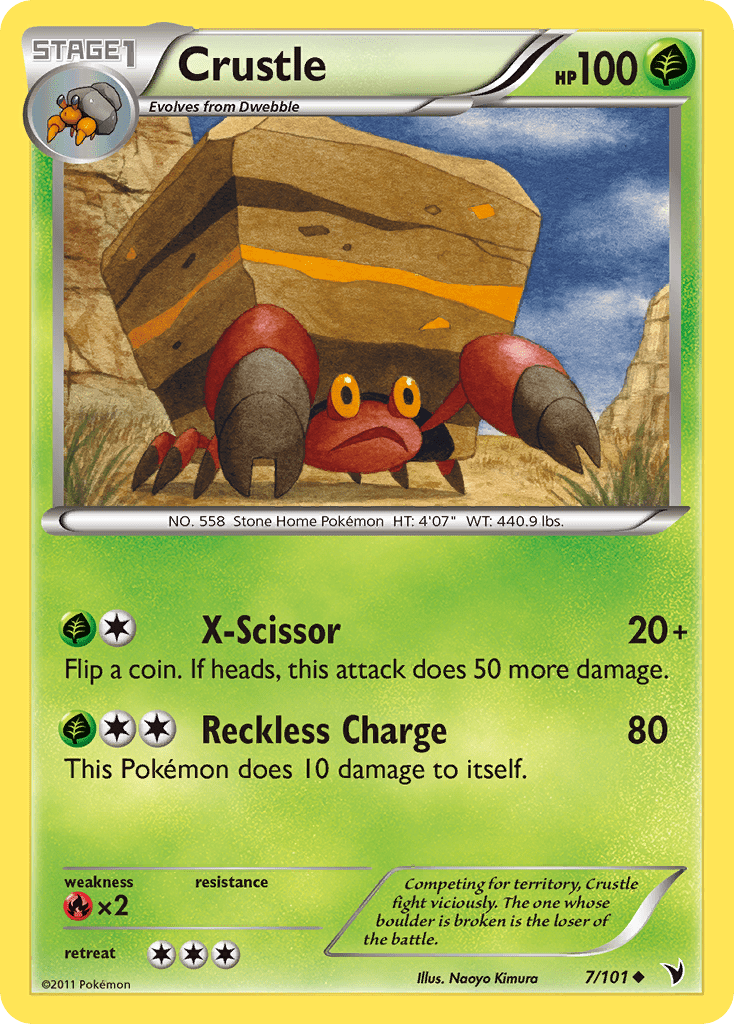 Crustle (7/101) [Black & White: Noble Victories] Pokemon Single Pokémon  | Multizone: Comics And Games
