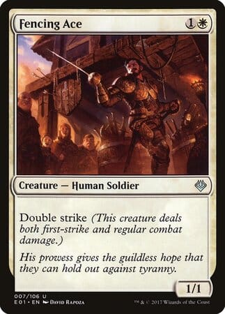 Fencing Ace [Archenemy: Nicol Bolas] MTG Single Magic: The Gathering  | Multizone: Comics And Games
