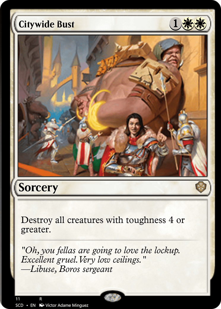 Citywide Bust [Starter Commander Decks] MTG Single Magic: The Gathering  | Multizone: Comics And Games