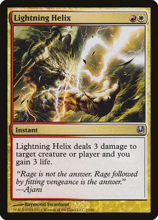Lightning Helix [Duel Decks: Ajani vs. Nicol Bolas] MTG Single Magic: The Gathering  | Multizone: Comics And Games