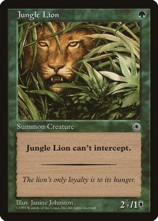 Jungle Lion [Portal] MTG Single Magic: The Gathering  | Multizone: Comics And Games