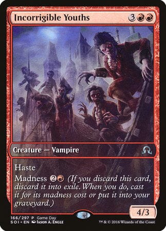 Incorrigible Youths [Shadows over Innistrad Promos] MTG Single Magic: The Gathering  | Multizone: Comics And Games