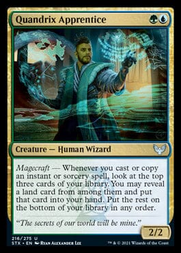 Quandrix Apprentice [Strixhaven: School of Mages] MTG Single Magic: The Gathering  | Multizone: Comics And Games