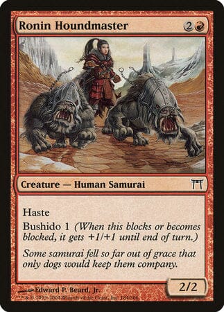 Ronin Houndmaster [Champions of Kamigawa] MTG Single Magic: The Gathering  | Multizone: Comics And Games