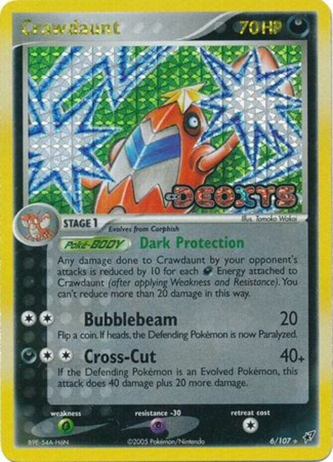 Crawdaunt (6/107) (Stamped) [EX: Deoxys] Pokemon Single Pokémon  | Multizone: Comics And Games