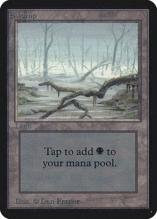 Swamp (A) [Limited Edition Alpha] MTG Single Magic: The Gathering  | Multizone: Comics And Games