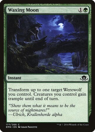 Waxing Moon [Eldritch Moon] MTG Single Magic: The Gathering  | Multizone: Comics And Games