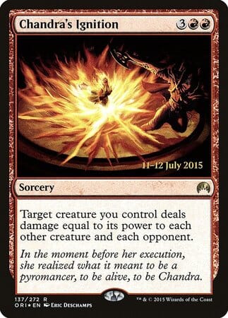 Chandra's Ignition [Magic Origins Promos] MTG Single Magic: The Gathering  | Multizone: Comics And Games