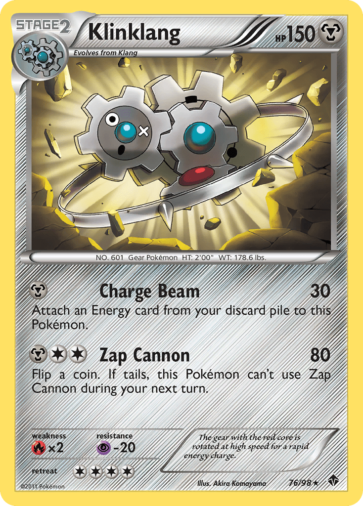 Klinklang (76/98) [Black & White: Emerging Powers] Pokemon Single Pokémon  | Multizone: Comics And Games