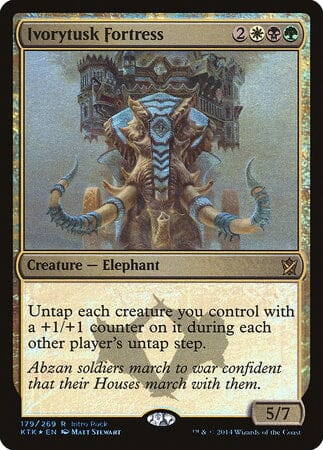 Ivorytusk Fortress [Khans of Tarkir Promos] MTG Single Magic: The Gathering  | Multizone: Comics And Games