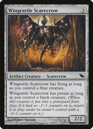 Wingrattle Scarecrow [Shadowmoor] MTG Single Magic: The Gathering  | Multizone: Comics And Games