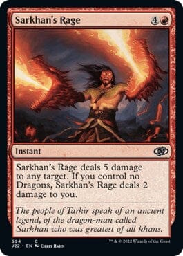 Sarkhan's Rage [Jumpstart 2022] MTG Single Magic: The Gathering  | Multizone: Comics And Games