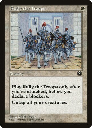 Rally the Troops [Portal Second Age] MTG Single Magic: The Gathering  | Multizone: Comics And Games