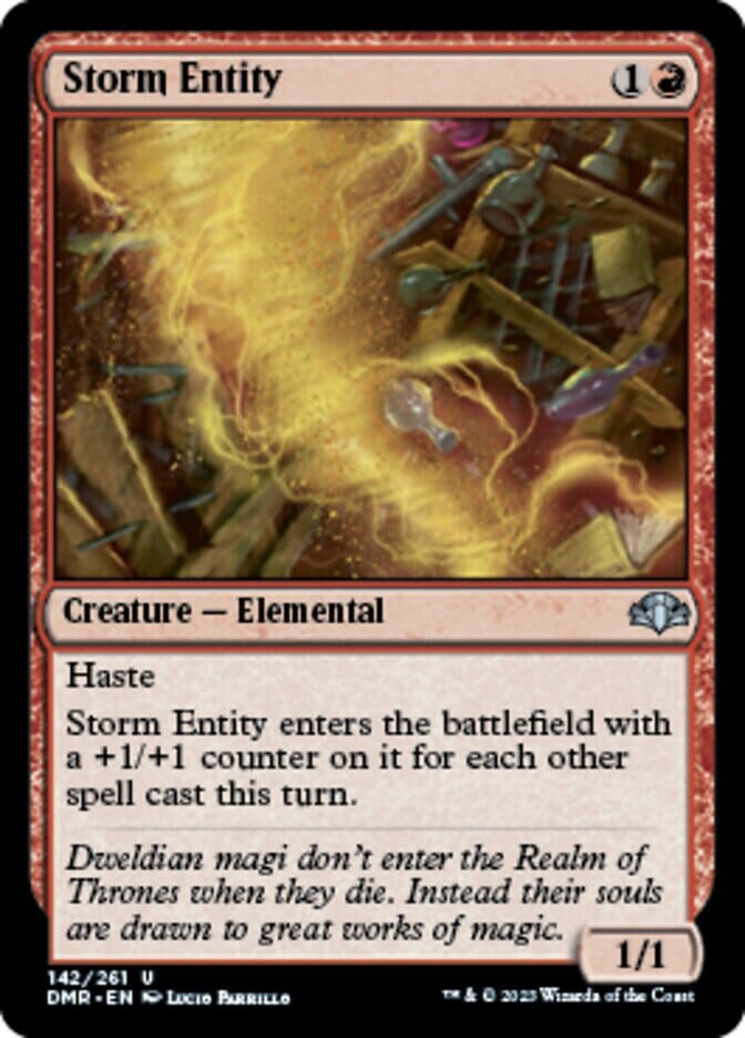 Storm Entity [Dominaria Remastered] MTG Single Magic: The Gathering  | Multizone: Comics And Games