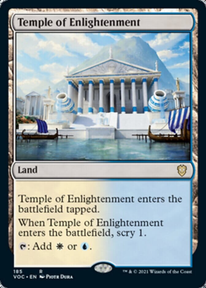 Temple of Enlightenment [Innistrad: Crimson Vow Commander] MTG Single Magic: The Gathering  | Multizone: Comics And Games